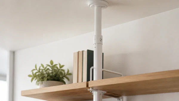 Floor-to-Ceiling Tension Pole Shelves: Real Weight Limits, and Why the Ceiling Decides Everything