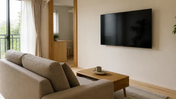 賃貸で壁掛けテレビにする4方式比較｜引き抜き荷重と原状回復リスクで選ぶ